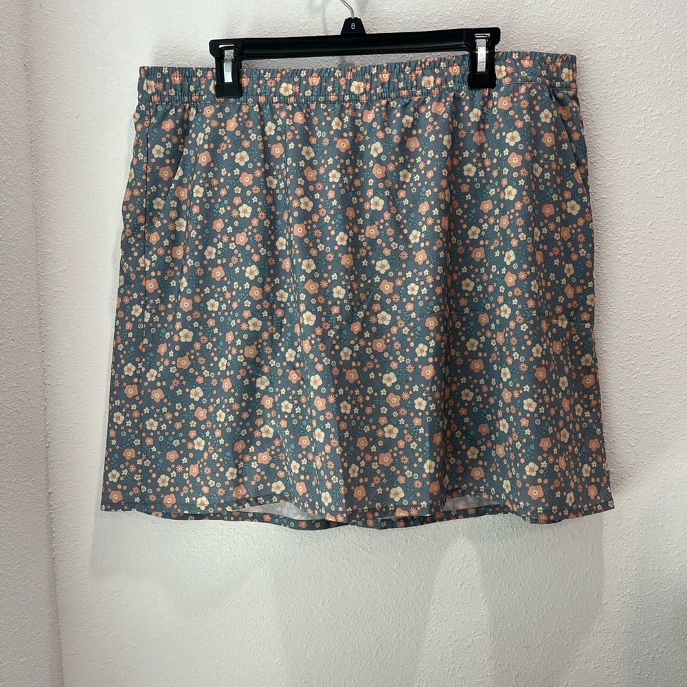 Pacific Trail floral print skort